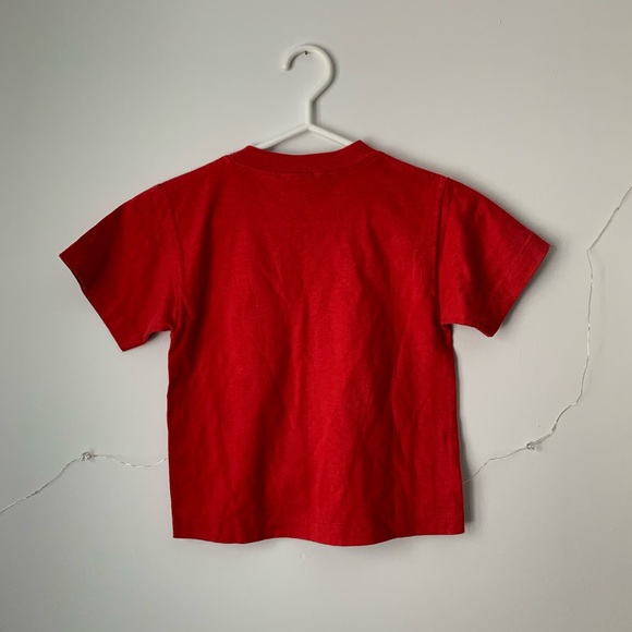 Vintage Kid’s Blank Tshirt in Red - Picture 4 of 5
